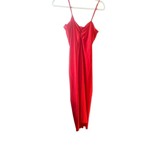 NWT Delfi Collective Rushed V neck  Marilyn Red Holiday Valentine Dress Small - Picture 6 of 10